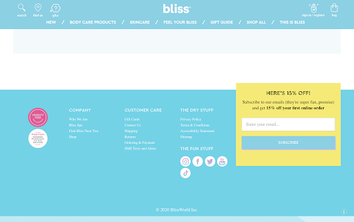 bliss example trusted site