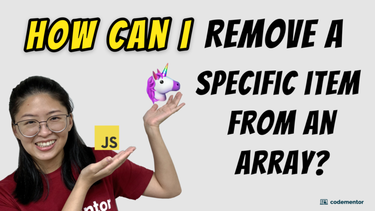 JavaScript Tutorial: Removing A Specific Element From An Array