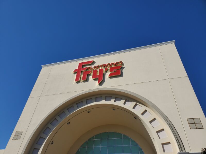 Fry's Electronics in Fremont, CA.