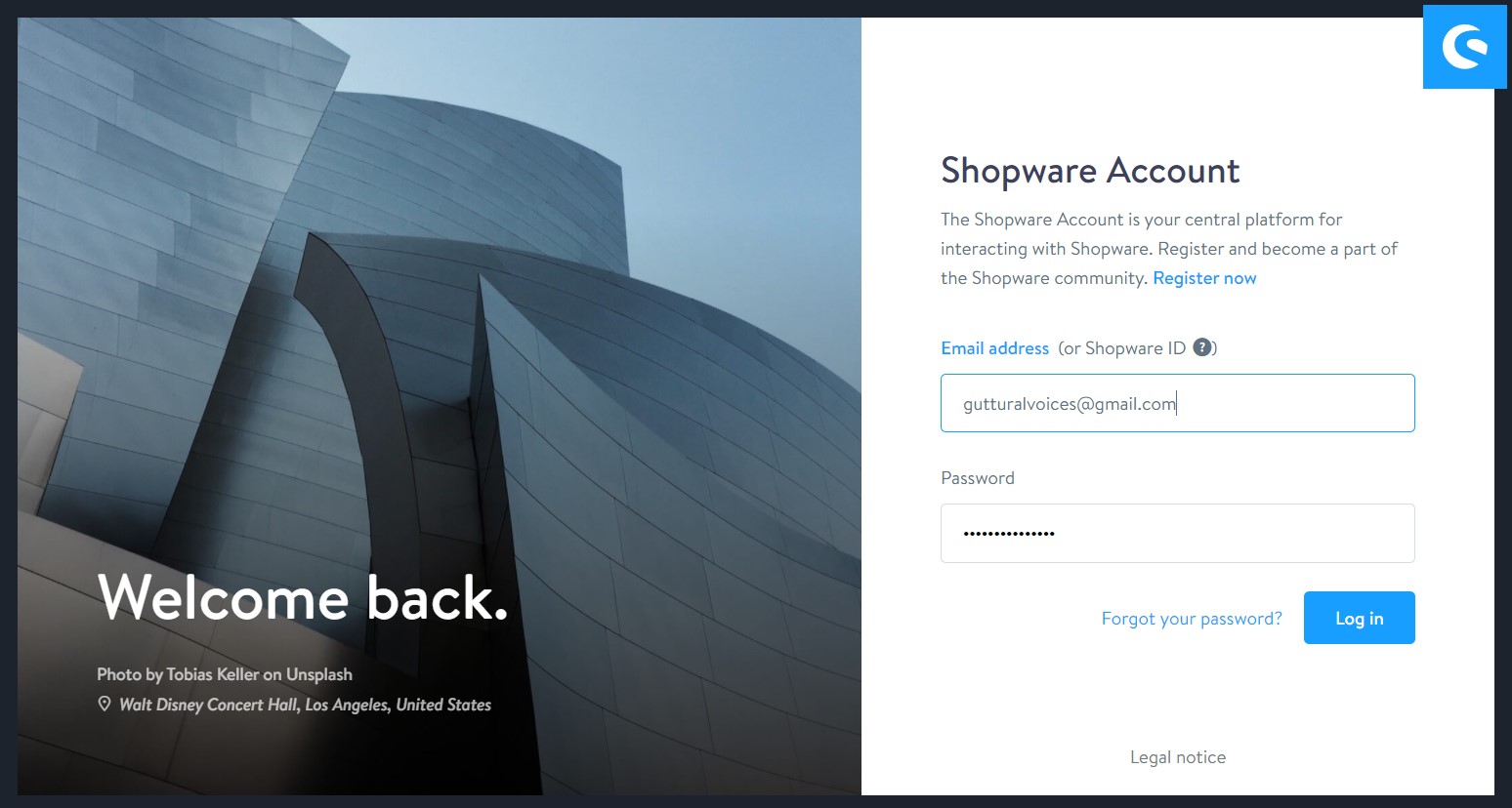 Shopware ID, Shopware Account, Shopware registration, Buy Shopware extensions