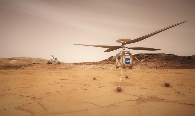 NASA plans first flight of Mars helicopter Ingenuity on April 8