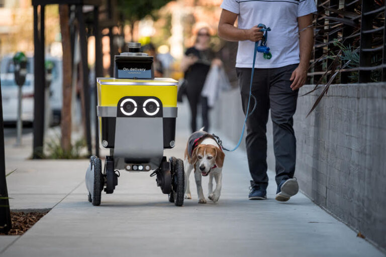 Uber spins out delivery robot startup as Serve Robotics