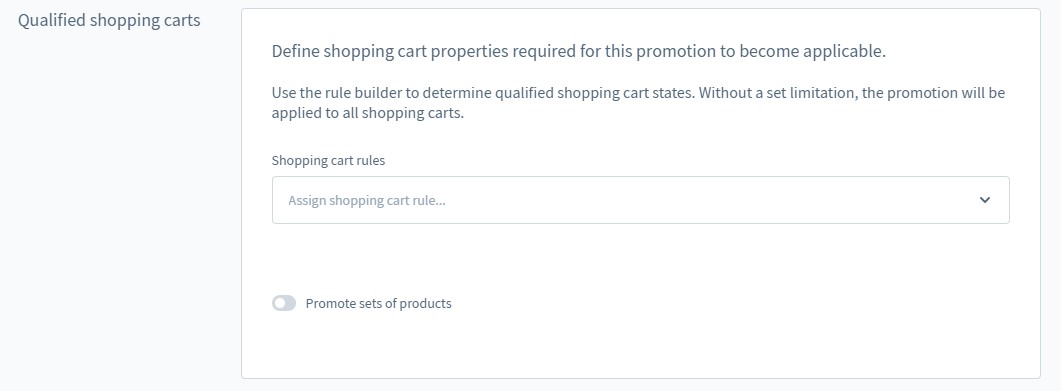 Shopware 6 promotions and discounts