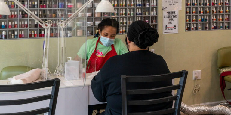 How has the US pandemic response increased inequality? Look at New York’s nail salons.