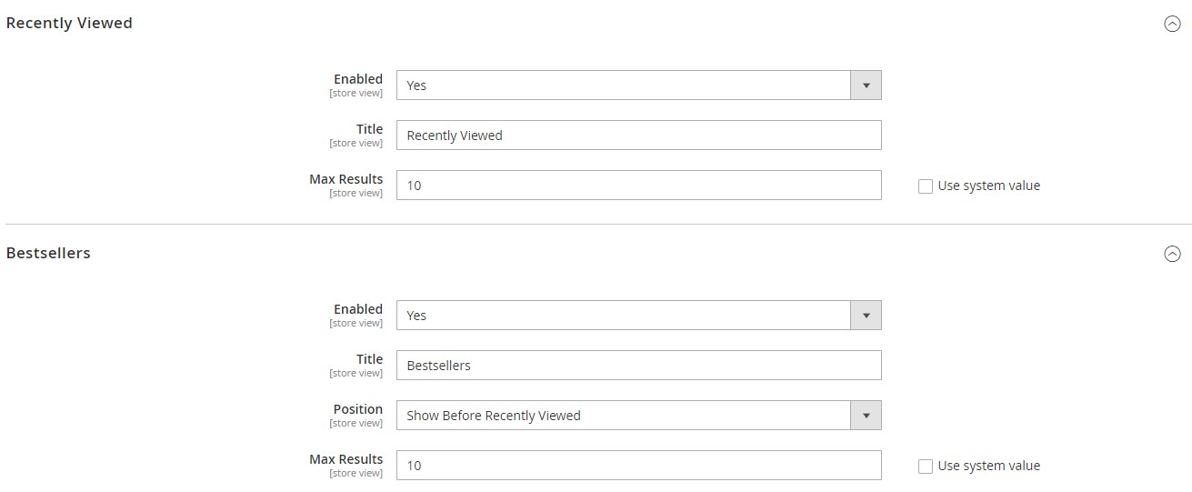 Amasty Magento 2 Elastic Search extension backend