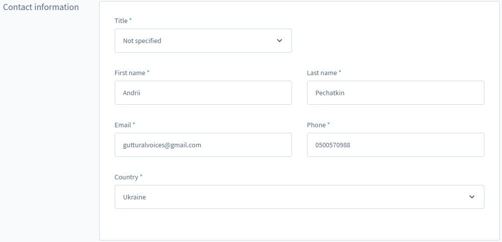 shopware 6 account settings