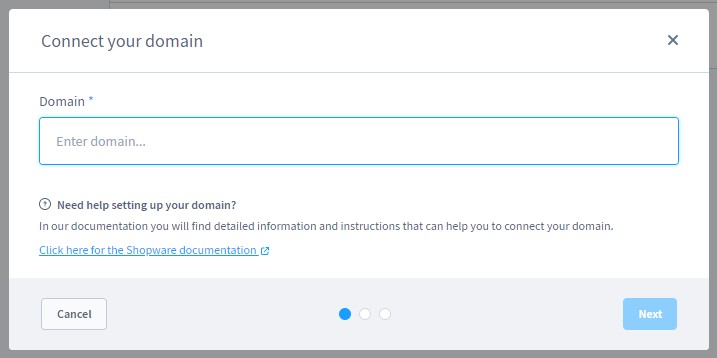 Shopware 6 domain management 