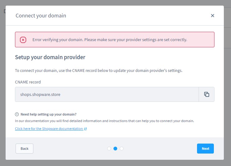 Shopware 6 domain management 