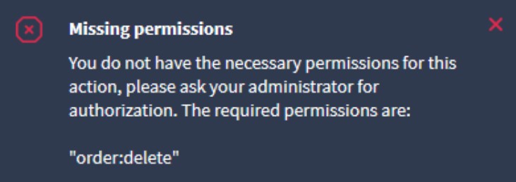 shopware 6 admin roles and permissions