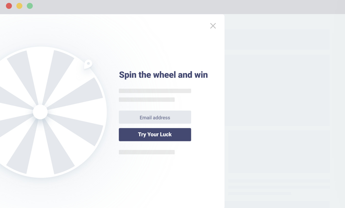 Spin the wheel example