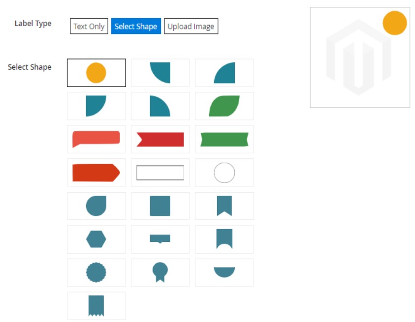 Magento custom product labels; Magento 2 custom badges