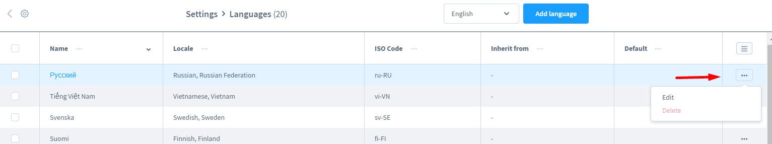 shopware 6 language settings