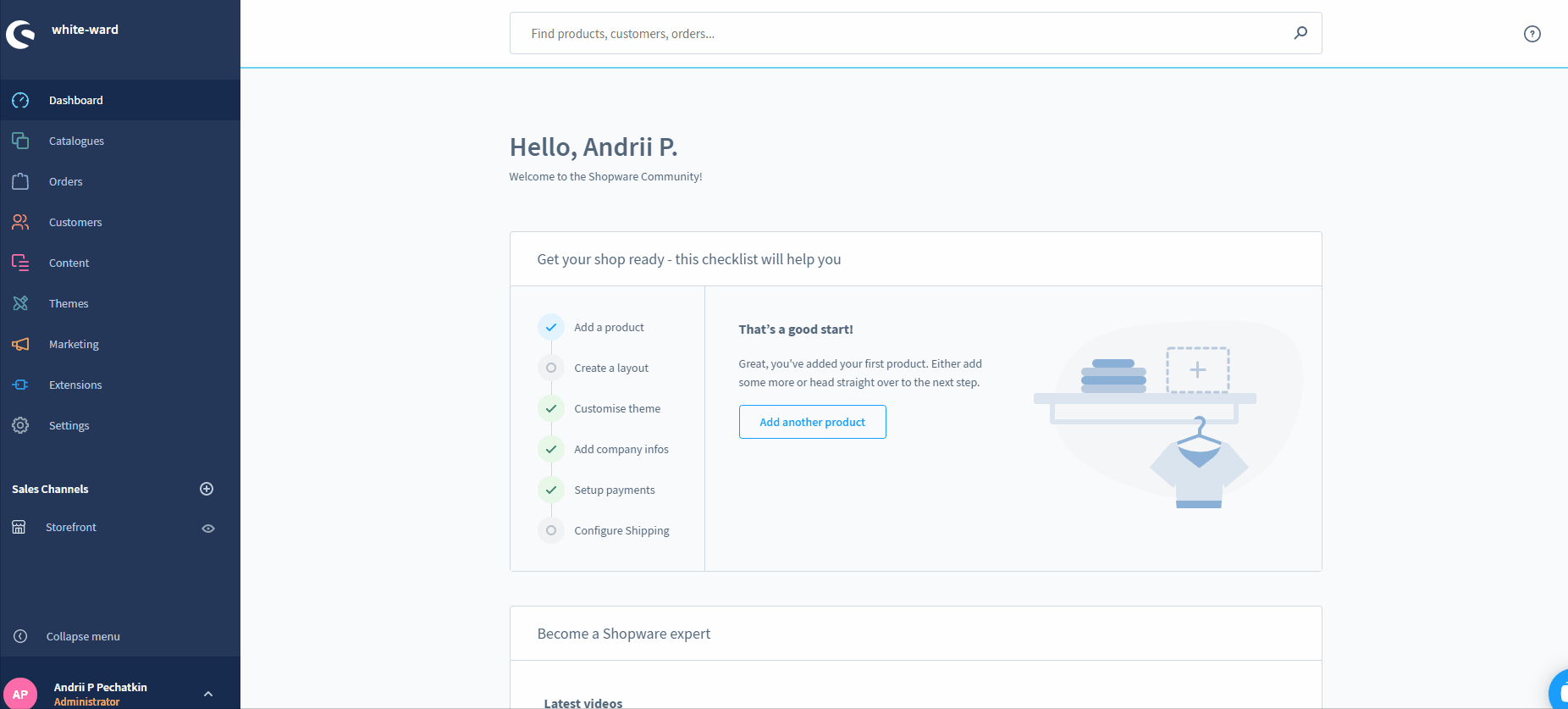 shopware 6 scale units