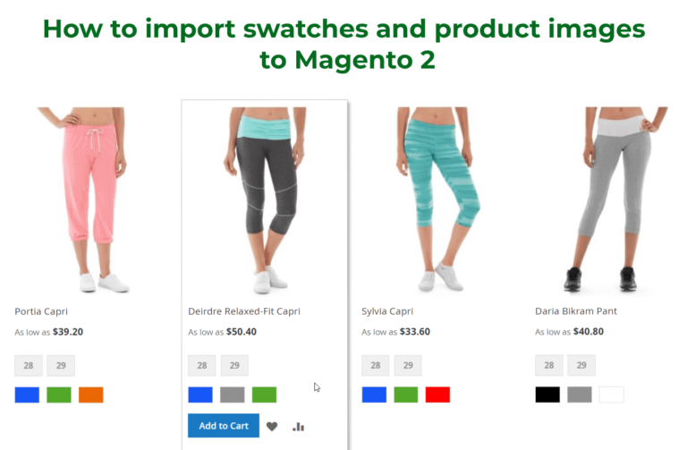 How to import Magento 2 product images and swatches
