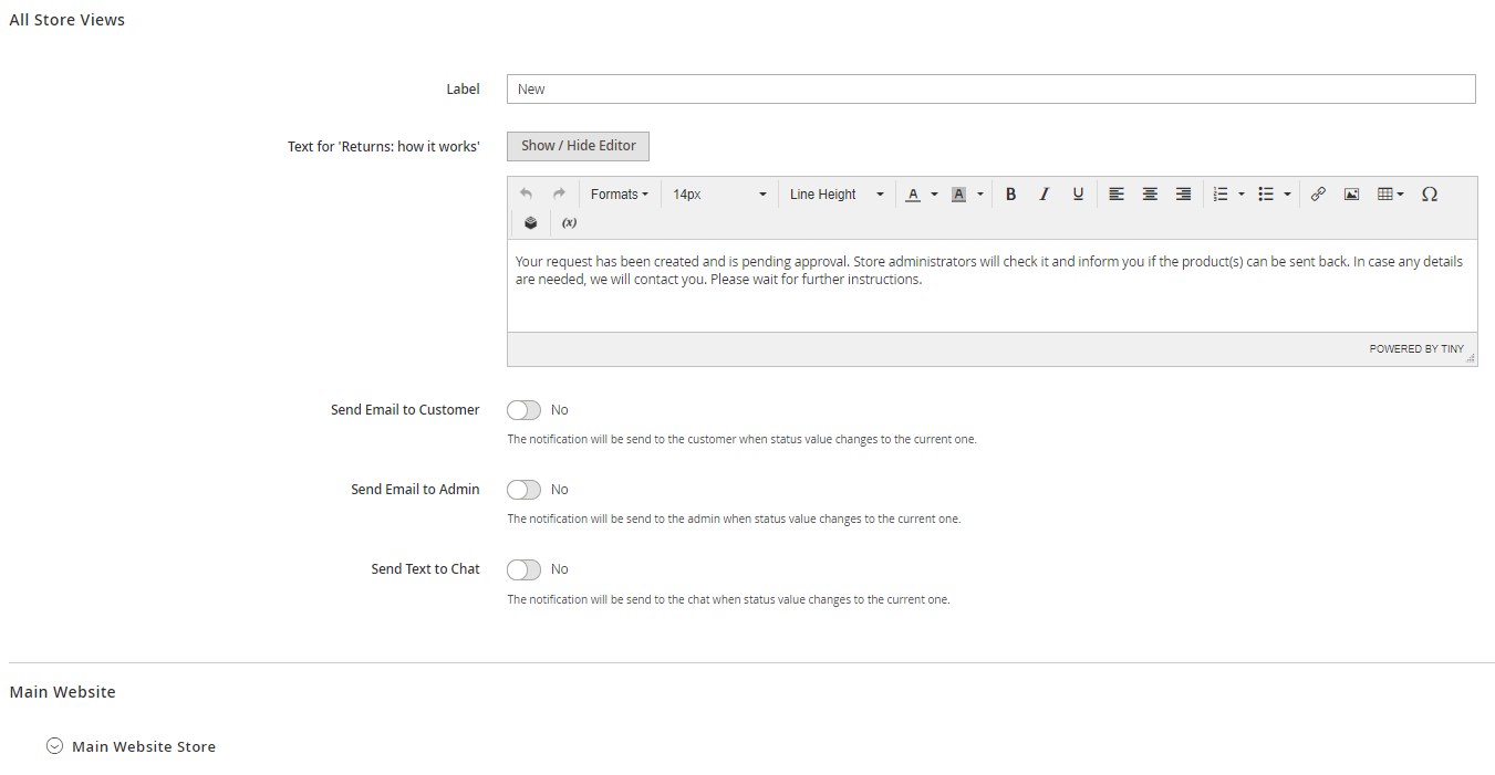 Amasty Return Order Management Magento 2 module