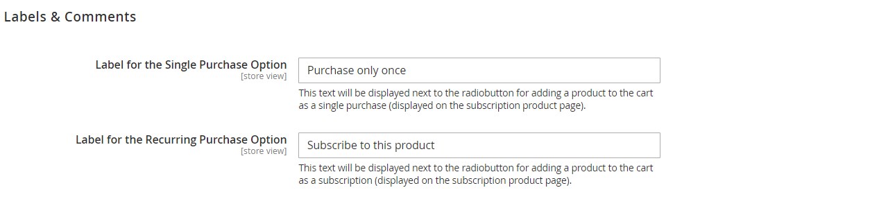 Amasty Subscriptions & Recurring Payments Magento 2 module backend