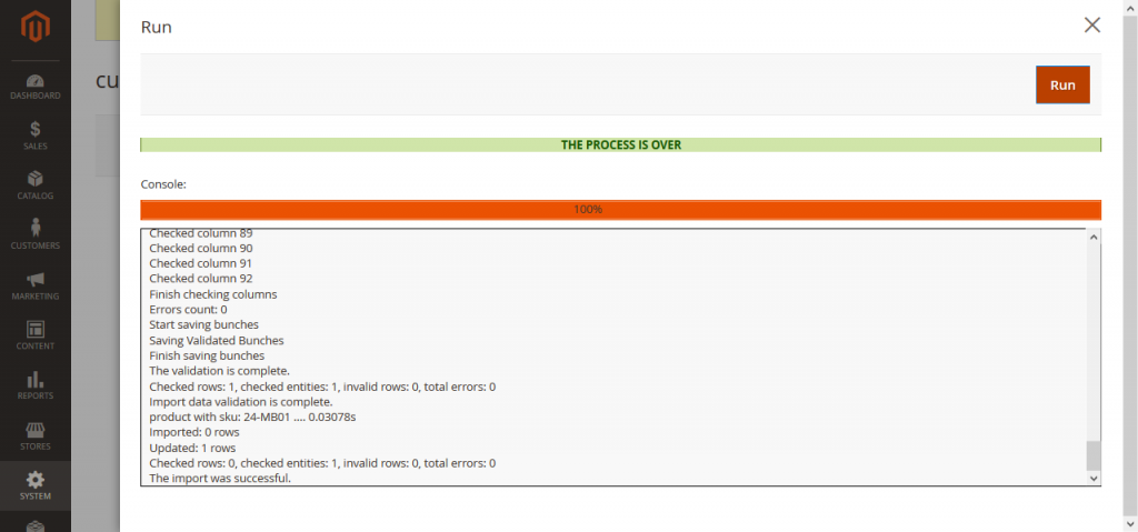 Magento 2 import export debug log 