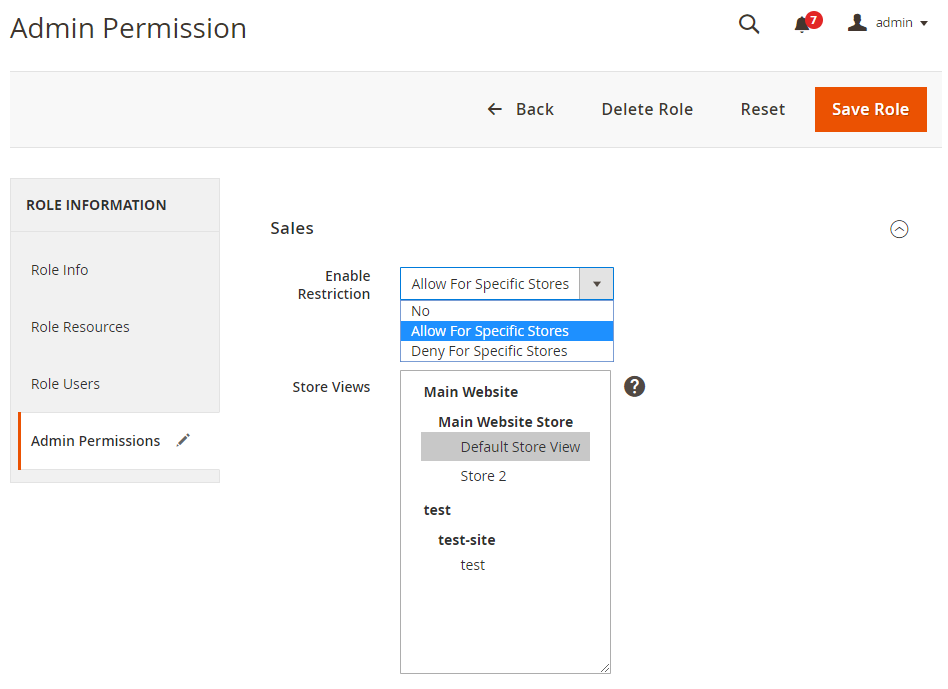 magento 2 admin permissions extension