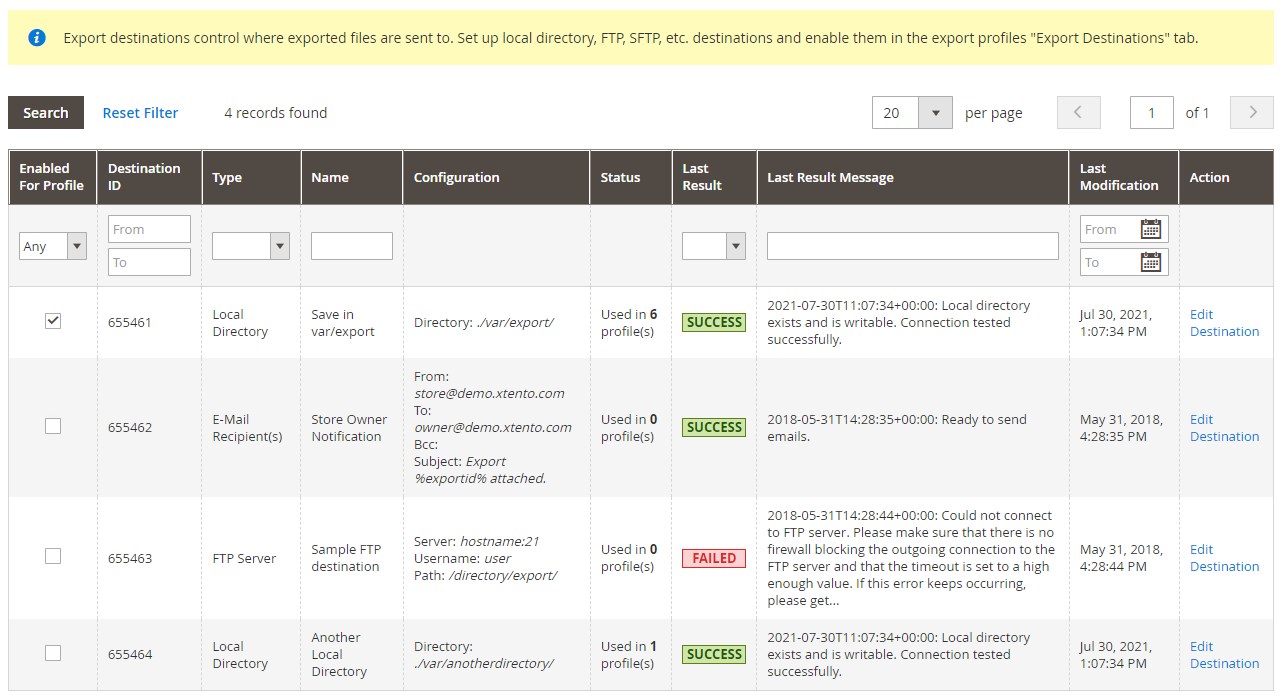 Magento 2 Order Export Extensions Comparison (Amasty, Xtento, Wyomind, Commerce Extensions)