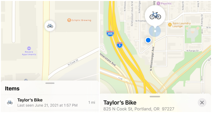 Vanmoof Find My iOS