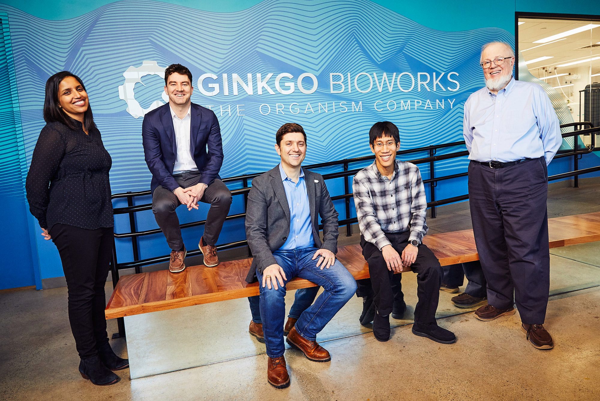 photograph of the founders of Ginkgo Bioworks