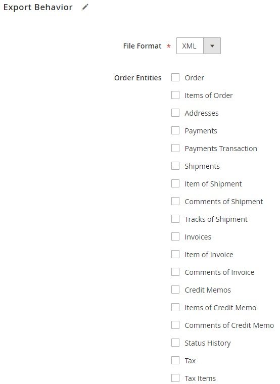 Magento 2 invoices generate import export