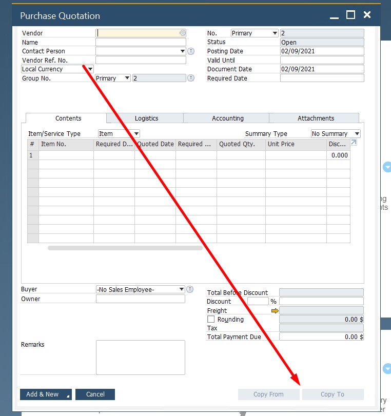 SAP Business One documents, user authorizations, permissions, drafts