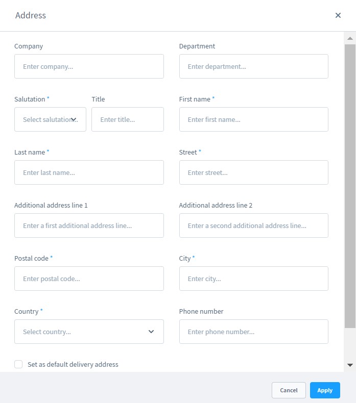 Shopware 6 customer and customer account