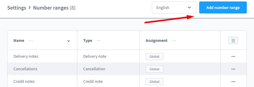 shopware 6 number ranges settings