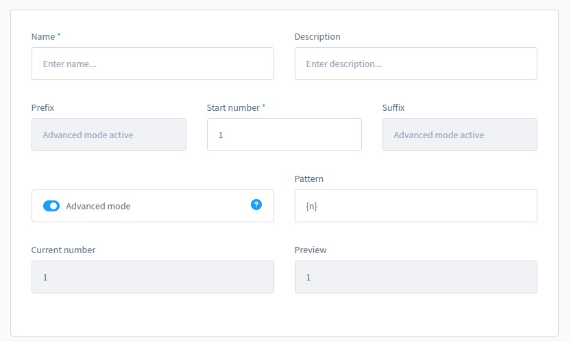 shopware 6 number ranges settings