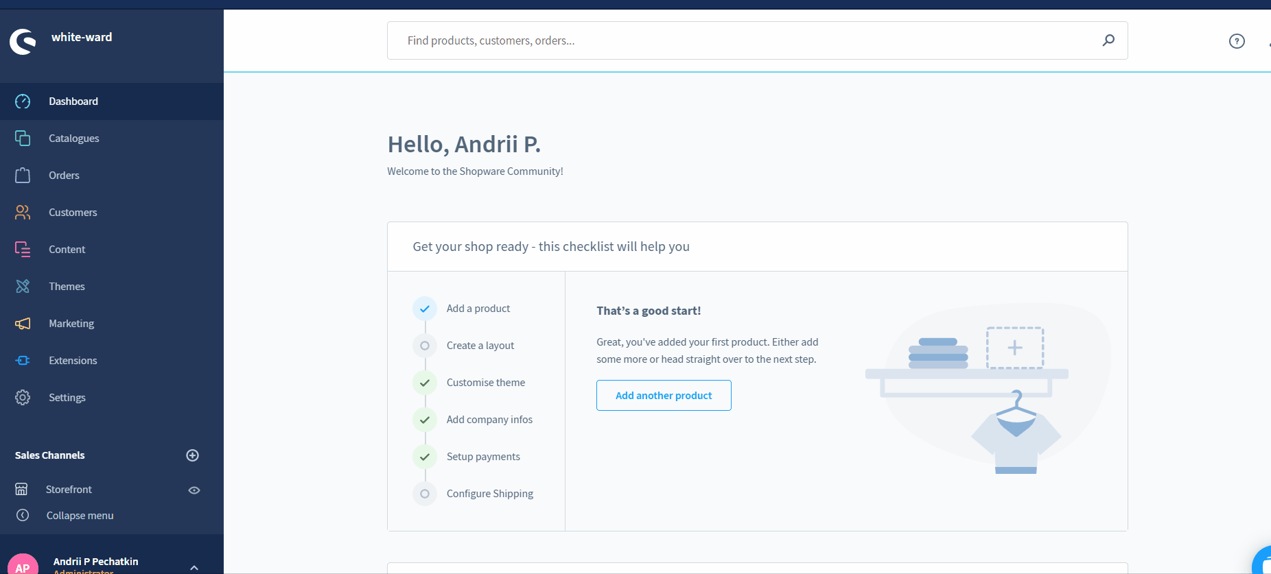 shopware 6 shipping methods