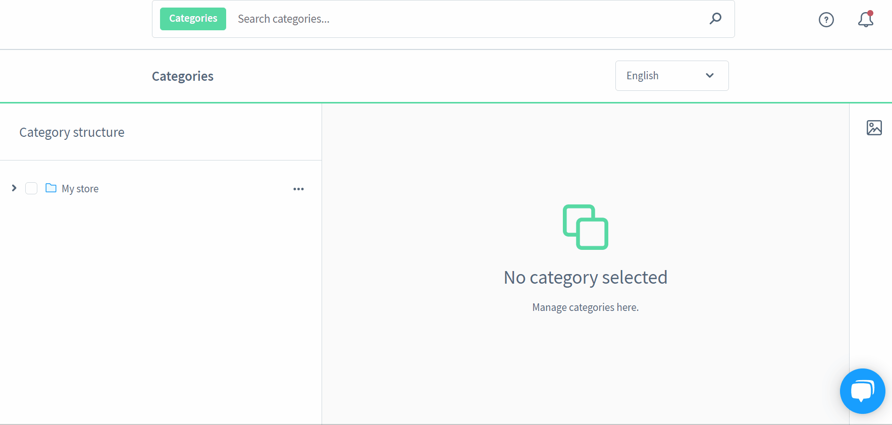 manage and create category in Shopware 6