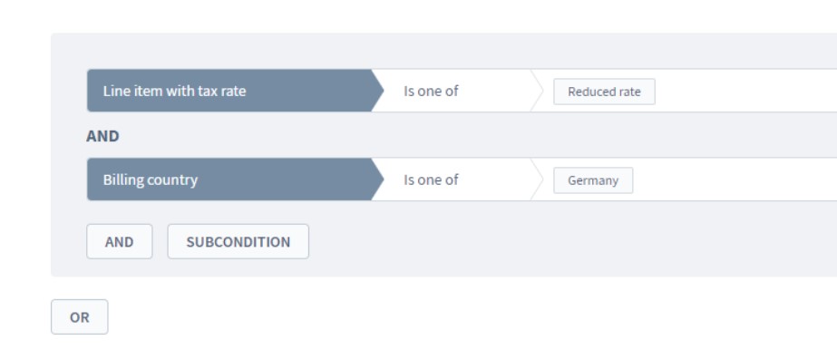 reduce tax rate shopware 6