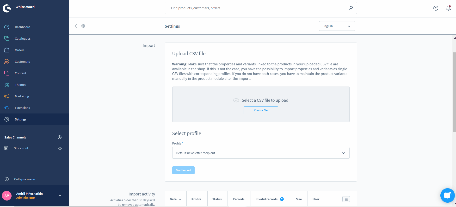 shopware 6 import guide