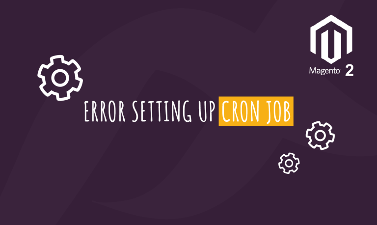 Magento 2 : Error setting up cron job