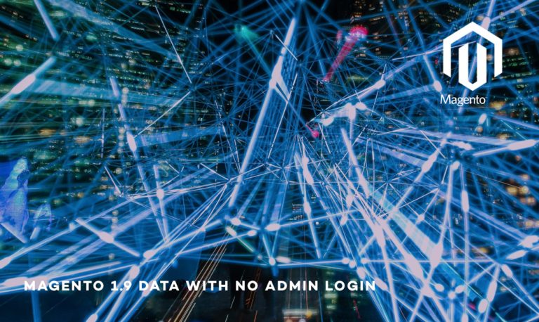Magento 1.9 data with no admin login