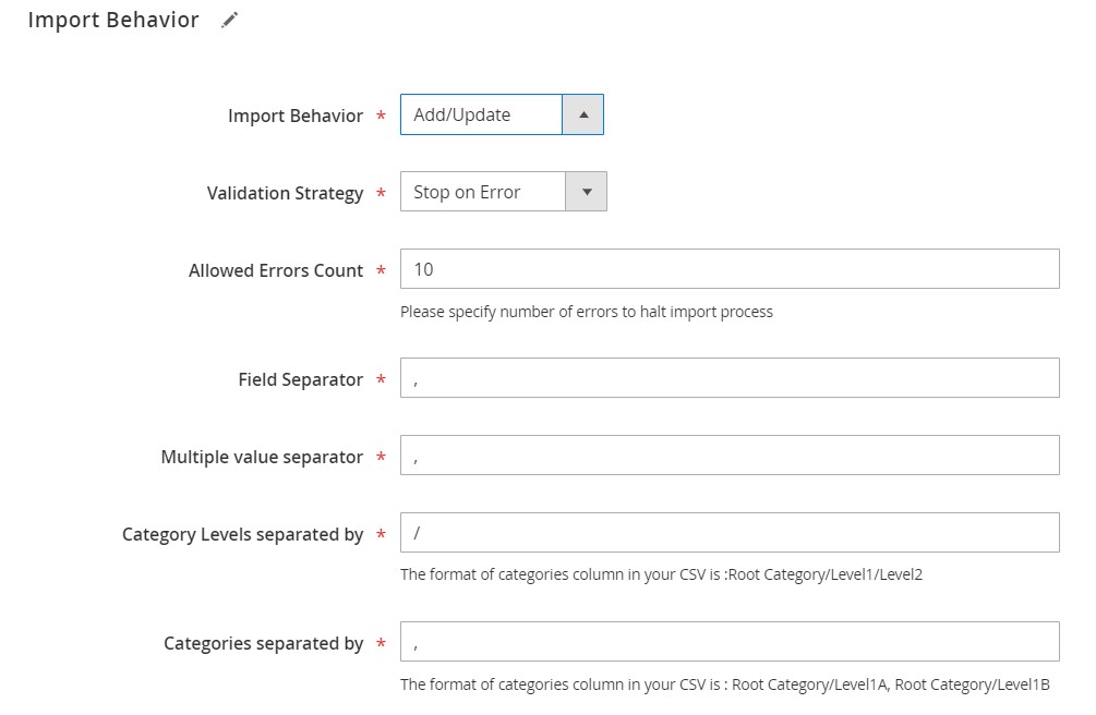 Magento 2 Products add edit import export