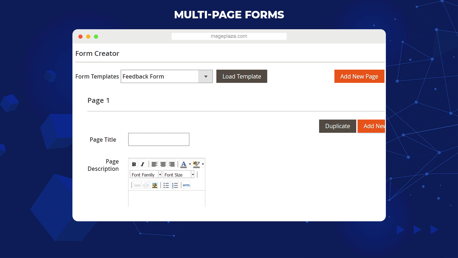 magento 2 Custom Form extension