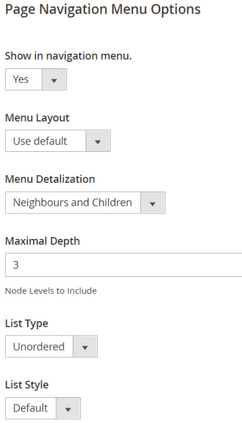 Magento 2 page hierarchy import export