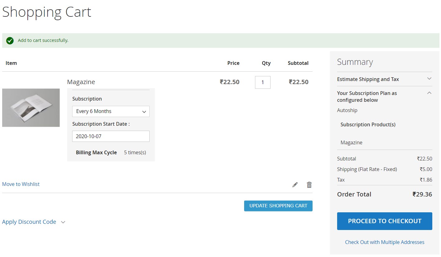 magento subscriptions and recurring payments module