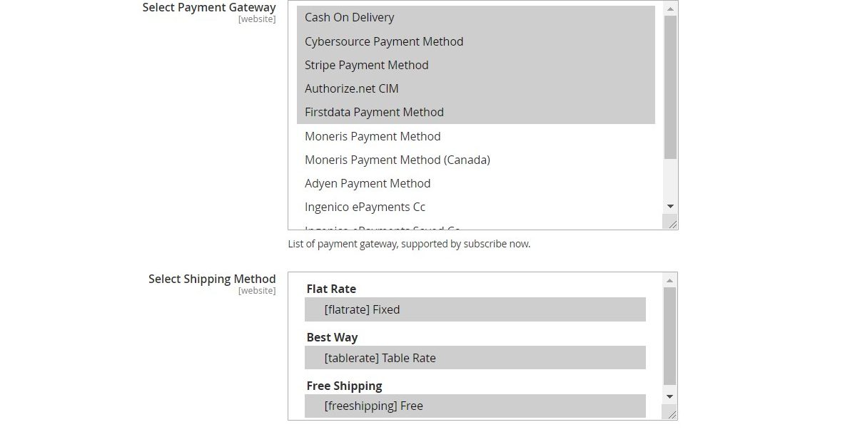 magento subscriptions and recurring payments module