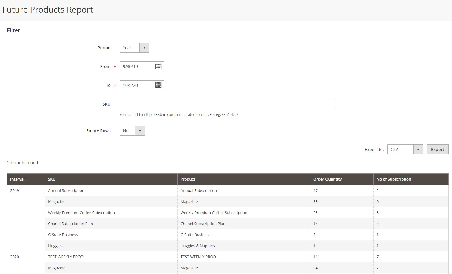 magento subscriptions and recurring payments module