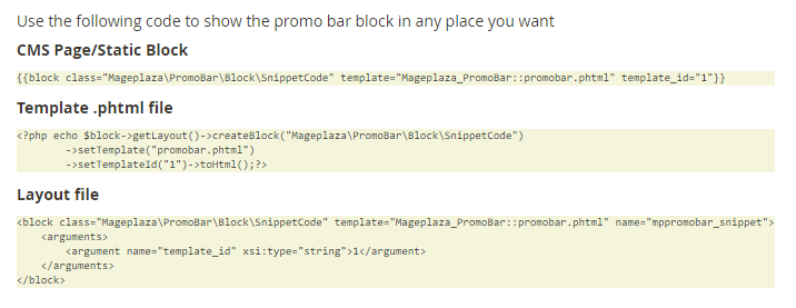 magento 2 promo bar extension