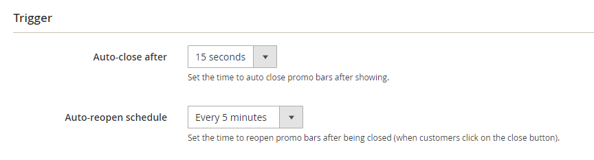 magento 2 promo bar extension