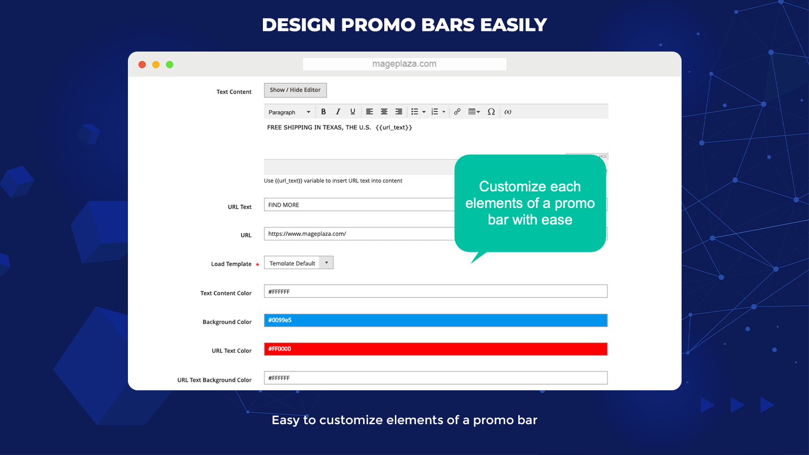 magento 2 promo bar extension