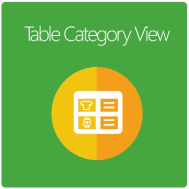 Magento 2 Table Category View Extension by Mageplaza 