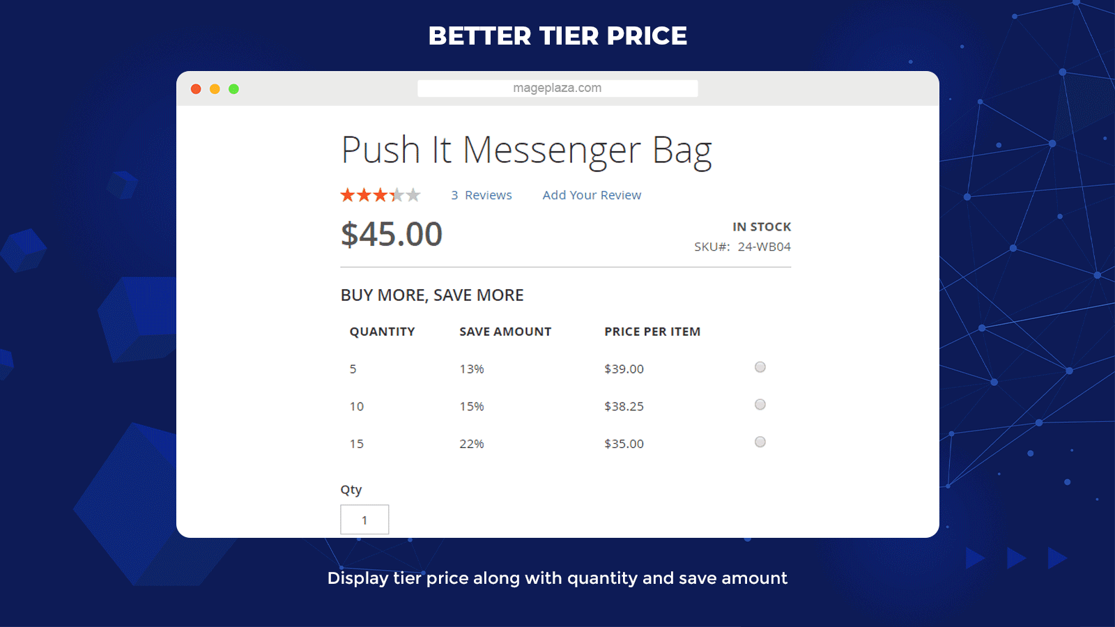 Magento 2 tier price extension