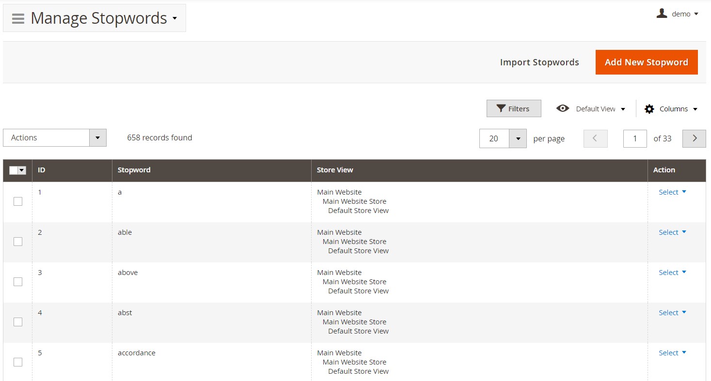 Magento 2 Elastic Search module