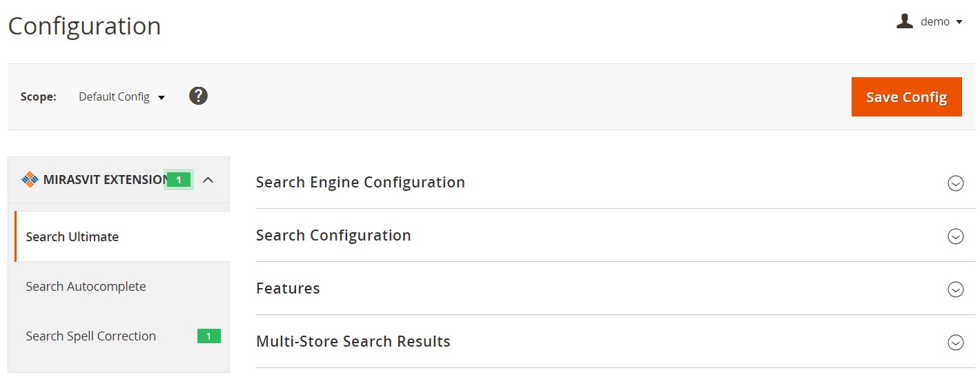 Magento 2 Elastic Search module