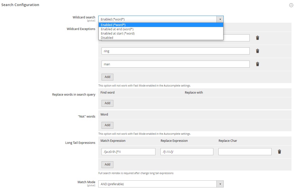 Magento 2 Elastic Search module